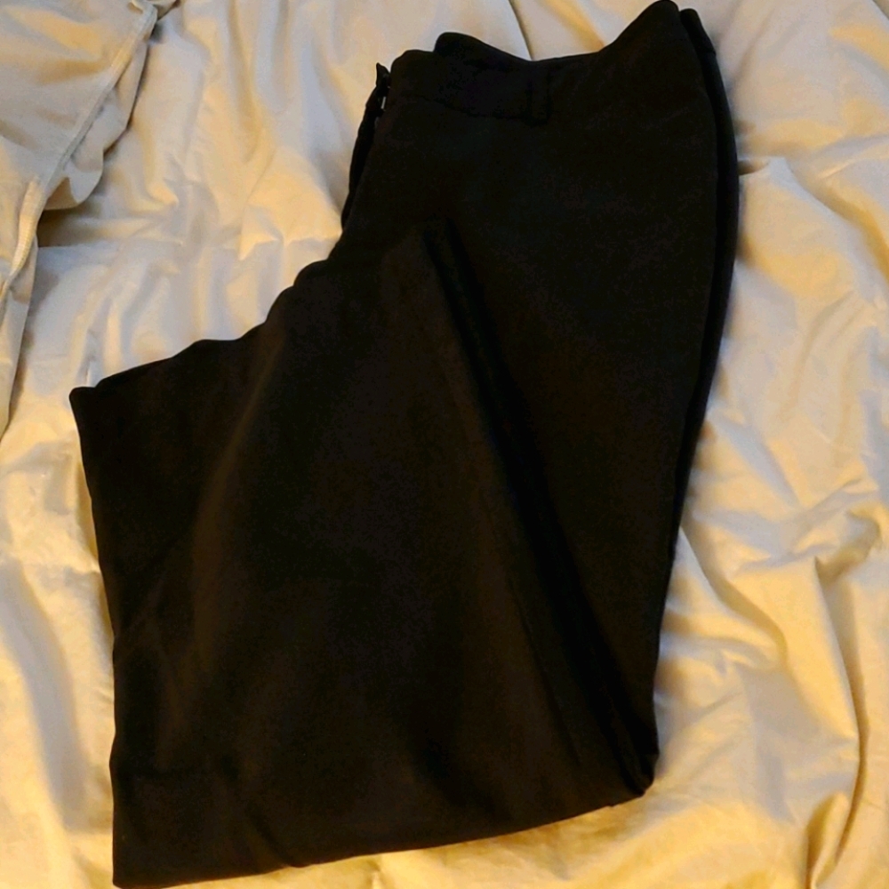 Black dress pants curvy fit